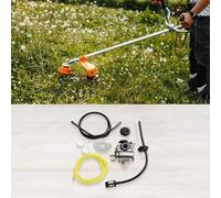 Carburetor Kit For Mitox MI1E34F, 1.2 261L 281MT 28MT 271MT 27MT 171M Lawn Mower With Gasket, Bulbs, Fuel Line Filter, Grommet