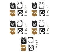 Carburetor Kit for MS180 MS170 018 017 MS 180 170 for Zama RB-77 Chainsaw Replace Parts Carburetor Rebuild Repair Diaphragm Kit(5set)