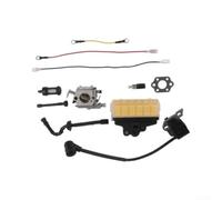 Carburetor Kit for MS250C MS210 for chainsaw 11-Piece Set Carburetor | Includes carburetor, ignition coil, filters, lines; fits MS250C, MS210, MS230 models perfectly