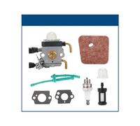 Carburetor Kit For Stihl FS55 FS55R FS55RC KM55 HL45KM55R FS38 String Trimmer Weed Eater With Air Filter Line Gasket Carb(1 set B)