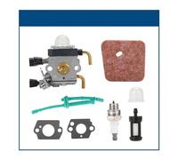 Carburetor Kit For Stihl FS55 FS55R FS55RC KM55 HL45KM55R FS38 String Trimmer Weed Eater With Air Filter Line Gasket Carb(1 set B)
