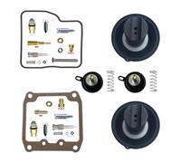 Carburetor Kit For Suz&uki VX800 1990-1996 VX 800 For Mikuni BDS36SS Carb Rebuild Parts Carburetor Diaphragm Motorcycle Repair Kit(Black 4)