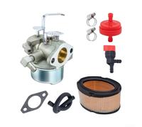 Carburetor Kit for Tecumseh 640152A 640023 640051 Engines, Gasket Filter