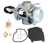 Carburetor Kit Fuel Filter Replacement High Performance Aftermarket Parts Compatible with Polaris Magnum 425 Sportsman 500 Ranger 500 2x4 4x4 6x6 Models 1995 2009 Metal Plastic
