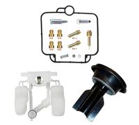 Carburetor Maintenance Kit Motorcycle Carburetor Rebuild Repair Kit For Suzuki DR 650 1990-1995 Rubber Plunger Float Repair Kits Needle Seat Parts(Set 5)