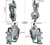 carburetor manifold 1set 4.5KW To10KW Generators Conversion Kits LPG NG Dual Fuel Carburetor For All Power America APG3009 6000Watt Gas Generato engine carburetor