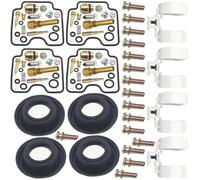 Carburetor Rebuild Motorcycle Carburetor Repair Kit For Suzuki GSX GSX750 F 1998-2006 Katana 750 750F Fuel Float Plunger Diaphragm(Type B)