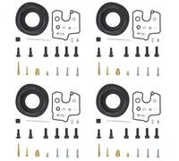 Carburetor Rebuild Repair Kit For ROYAL STAR MIDNIGHT VENTURE 1300 | XVZ1300 4 Sets Motorcycle Carburetor Repair Kit Carb Rebuild Set Overhaul Seal