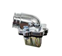 Carburetor Reed Valve Intake Manifold Aluminum Racing Fit For Yamaha JOG50 JOG90 BWS50 CY50 Go Kart 2-Stroke Scooter Intake Manifold Intake Manifold Reed Valve(Adapter)