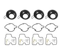 Carburetor Repair Kit 4 Set Plunger Diaphragm Compatible With CBR600 F4 1999-2000