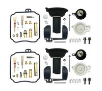 Carburetor Repair Kit Motorcycle Carb Float Diaphragm Aircut Throttle Screw Set Parts For V-STAR For DRAGSTAR For XVS650 Carbure(D)