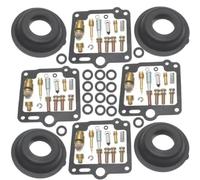 Carburetor Repair Kit Motorcycle Carburetor Repair Kit Float Assembly Plunger Diaphragm Vacuum Compatible With Yamaha For XJ700 1985 1986 Carb Overhaul Set