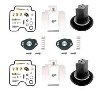 Carburetor Repair Kit Motorcycle Carburetor Repair Kit For YA&MAHA DRAGSTAR XVS1100 5EL 5KS 5YS 1999-2006 Float Throttle Diaphragm Parts Replacement Carb Repair Set(SET 1)
