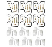 Carburetor Repair Kit Replacement Carburetor Repair Kit 6Sets For HO&NDA GL1500 SC34 Valkyrie 1500 GL 1500 C G CT Carb Float Parts Carb Repair Tool(SET 1)