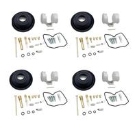 Carburetor Repair Kit Replacement Motorcycle Carburetor Repair Kit For Kawasaki Zephyr 400 Keihin CVK ZR400 C1-C7 1989-1995 Carb Rebuild Set Parts Replaces Carb Repair Tool(SET 2)