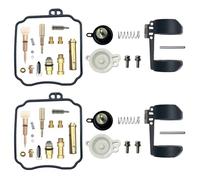 Carburetor Repair Kit Replacement Motorcycle Carburetor Repair Kit For YA&MAHA V-STAR DRAGSTAR XVS650 Carb Float Diaphragm Aircut Throttle Screw Set Carb Repair Tool(SET 1)