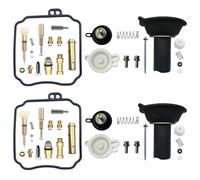 Carburetor Repair Kit Replacement Motorcycle Carburetor Repair Kit For YA&MAHA V-STAR DRAGSTAR XVS650 Carb Float Diaphragm Aircut Throttle Screw Set Carb Repair Tool(SET 3)