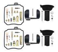 Carburetor Repair Kit Replacement Motorcycle Carburetor Repair Kit For YA&MAHA V-STAR DRAGSTAR XVS650 Carb Float Diaphragm Aircut Throttle Screw Set Carb Repair Tool(SET 6)