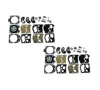 Carburetor Repair/Rebuild Kit Replaces Walbro K10-WAT for STIHL Husqvarna McCulloch Echo Chainsaw Edger Trimmer (Pack of 2)