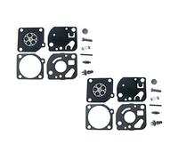 Carburetor Repair/Rebuild Kit Replaces ZAMA RB-76 For Oleomac/Efco 740 F ZAMA C1Q-E7 C1Q-E10 C1Q-E12 (Pack of 2)