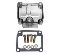 Carburetor Repair Set For Dellorto For PHBG For AS For BS For CS For DS For AD For BD Motorcycle Carburetor Oil Cup Chamber Clear Bottom Float Bowl Carburador(Brilliant Gray)