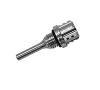 Carburetor Replacement CNC Aluminum Alloy Hexagon Plum Blossom Oil Dipstick Durable Plug Design Motorcycle Filler Cap Fit For GY6 BWS 125CC(Silver)