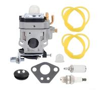 Carburetor Replacement Fits for Southland 300486 3004156 E43 E43WC Engine Replaces 909-123-123-1, with Fuel Filter Fuel Line Gaskets