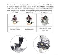 Carburetor Replacement for -GG350, GX168, for GX200, 168FA/168FB/170F Generator Engines - 5.5 for HP to 6.5 for HP, 3500-4000W Compatible