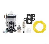 Carburetor Replacement for T195S F195S Trimmer Engines Supporting Standard Linkage and Throttle Arm Fit