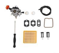 Carburetor Replacement Kit for FS131 FS131R FS311 KM131 HT Trimmers, 4180-120-0619 Fuel System Assembly with Air Filter and Gaskets for Outdoor Garden Power Equipment Repair and