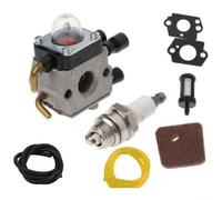 Carburetor Replacement Kit for String Trimmer - Compatible with For FS75, For FS80, HS75/HS80/HS85, KM85, FS85T/For, For ZAMA C1Q-S66/C1Q-S186, Fuel Lines & Air Filter