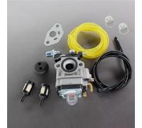 Carburetor Replacement Kit for Zenoah G23LH G2D, BIGFOOT 22.5CC 23CC Scooter Engine Parts with Gasket Bulb Fuel Line Filter C1Q-P22C 753-04338