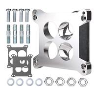 Carburetor Spacer 2696 Edel-brock Carter Four-Hole Square-Bore to Spread-Bore Aluminum Carburetor Adapter