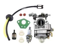 Carburetor Spark Plug Fuel Line Filter Kit For Hyundai HYMT5200 P1PE P5200MT 52cc Garden Multi Function Tool Carburettor