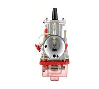 Carburetor Universal For PWK 24 Mm 2T 4T Motorcycle Carburetor Kit With Power Jet Engine Carburettor Engine Carb Kit(Red)