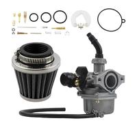 Carburetor Universal PZ19 19mm Carburetor With Air Filter For 50 70 90 110 125cc ATV Quad Motorcycle Dirt Bike Motorbike Refit(B)