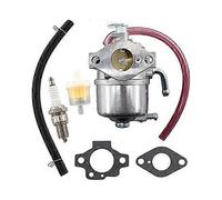Carburetor with Fuel Filter Gasket Spark Plug for KAWASAKI FC150V 4-Stroke Engines John Deere 14SB JX75 JE75 JX85 14SE Lawn Mowers Replaces 15003-2364