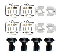 Carburetors Intake Manifolds For Suz&uki 1988-1990 GSX-R750 GSX-R 750 J/K/L 1991-1995 GSX-R750M GSX-R750W/WS Piston Diaphragm Float Parts Rebuild Carburetor Repair Kit(Color 1)