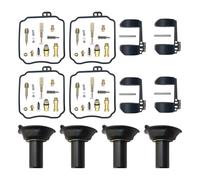 Carburetors Intake Manifolds For Y&amaha FZR250 2KR 3HX 1987-1989 With Plunger Float Assembly Carburettor Parts Rebuild Motorcycle Repair Kit