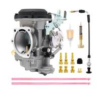Carburetter Kit For Keihin For Dana For Electra For Glide For FatBoy Motorcycle Carburetor CV40 40mm Set Engine Carb(Silver set 3set)(Silver set 3set)
