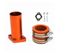 Carburetter Kit For PWK 21-30MM For Predator 196cc 200cc 212cc VM CNC Intake Manifold Adapter Set Engine Connector Engine Carb(Orange)