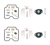Carburetter Tuned Motorcycle Carburetor Rebuild Repair Kits Float For Y&amaha Raptor YFM660 YFM660R 2001-2005 Cut Air Membrane Starter Set Carburetter Assembly(Set 3)
