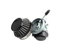 carburettor 19mm Carb Carburetor 58mm Air Filter For 50 60 80cc Motorized Bicycle 47cc 49cc 2 Stroke for Engine for Mini for Moto Pocket Bike ATV for Quad(Black set)