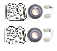 Carburettor Adjustment Motorcycle Carburetor Repair For TDM 850 4TX 1996-1998 TDM850 Float Plunger Diaphragm Rubber Gasket Rebuild Kit(Color 4)