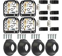 Carburettor Adjustment Motorcycle Carburetor Repair Kit For FZ600 (FZ600S/SC) 1986-1998 YX600 RADIAN (YX600S/SC) Float Rubber Diaphragm Rebuild Kit(Color2)