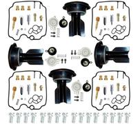 Carburettor Adjustment Motorcycle Carburetor Repair Kit For FZR1000 EXUP 1989-1995 Float Aircut Parts Vacuum Diaphragm Gasket Set Rebuild Kit(Color 3)