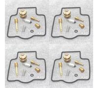 Carburettor Adjustment Motorcycle Carburetor Repair Kit For KAWASAKI For ZXR750 1989-1995 With Vacuum Diaphragm Float Needle Valve Guide Screw Set Rebuild Kit(Color1)