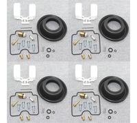 Carburettor Adjustment Motorcycle Carburetor Repair Kit For Suzuki Katana 750 GSX750F 1998-2006 Vacuum Diaphragm Float Needle Valve Guide Screw Set Rebuild Kit(Color 4)