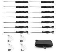 Carburettor Adjustment Tool 14 Pieces Carburettor Screwdriver Set with Cleaning Brushes for Husqvarna Einhell Stihl Poulan Echo Motor Brush Cutter Chainsaw