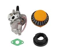 Carburettor Carb 1SET For 47cc 49cc Minimoto Carburetor Carb Carby Steel 44mm Air Filter Stack Dirt Pocket Bike ATV Quad Go Kart(2)